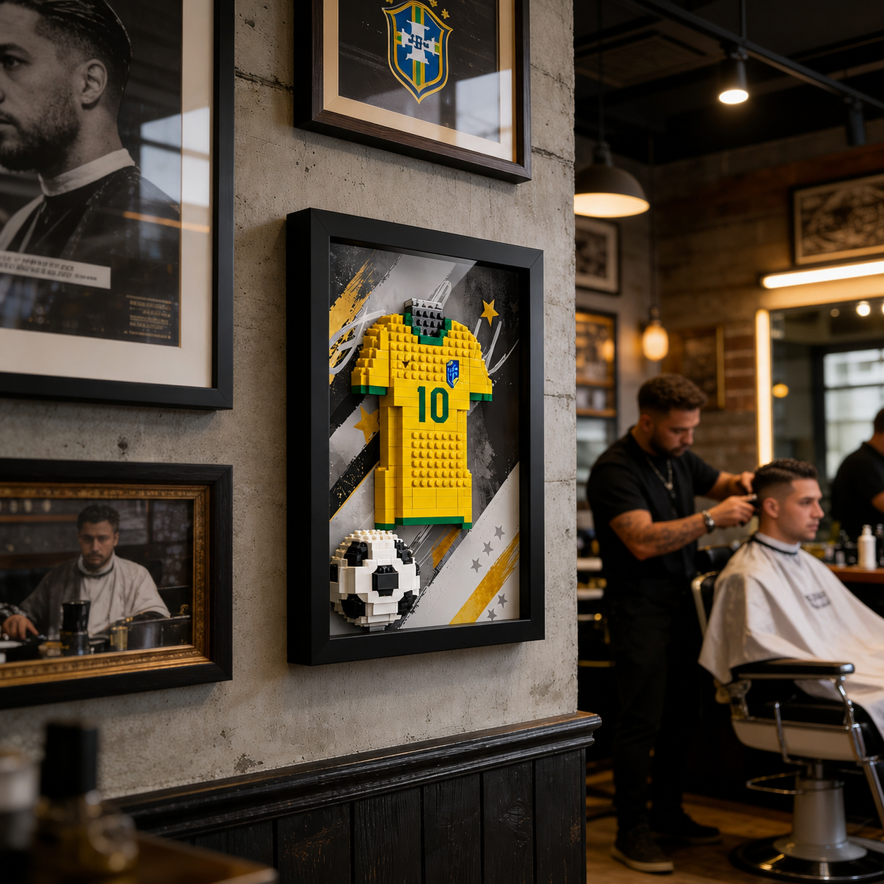 Quadro Pixel Camisa do Brasil