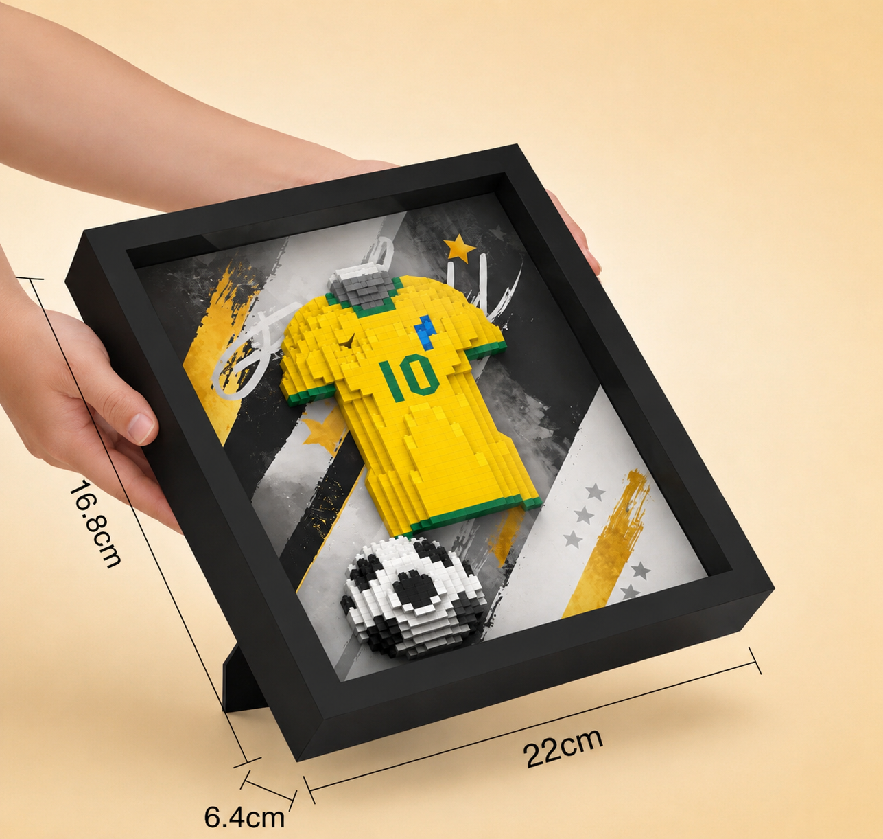 Quadro Pixel Camisa do Brasil