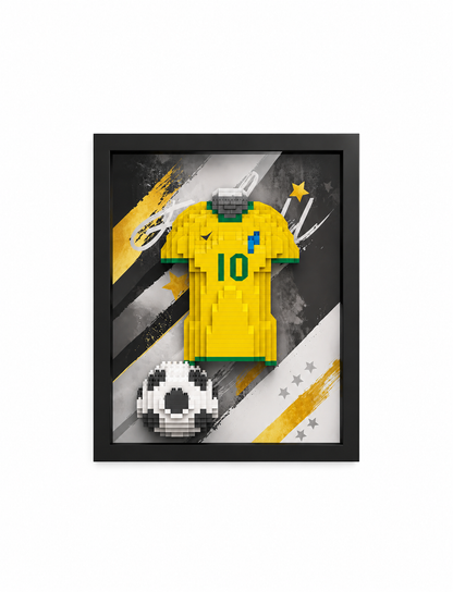 Quadro Pixel Camisa do Brasil