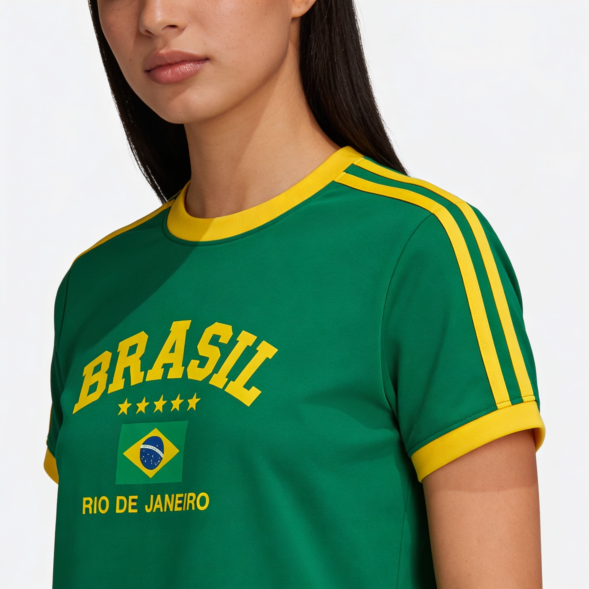 Camisa do Brasil estilo retrô